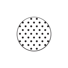 Dotted circle pattern icon