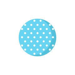 Blue Polka Dot Icon