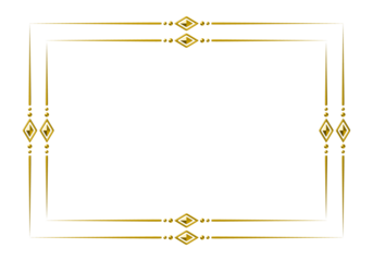 gold frame for text