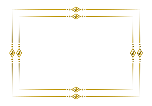 gold frame for text