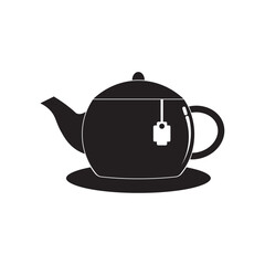 teapot flat icon vector