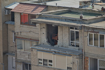 Naklejka premium アルバニアの田舎の風景