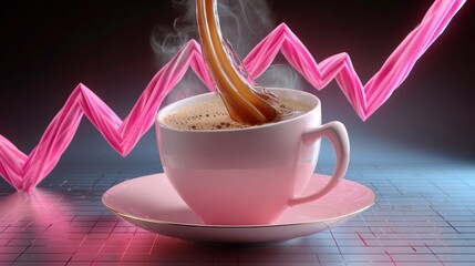 Coffee, Stock Market, Investment, Finance, Business Growth