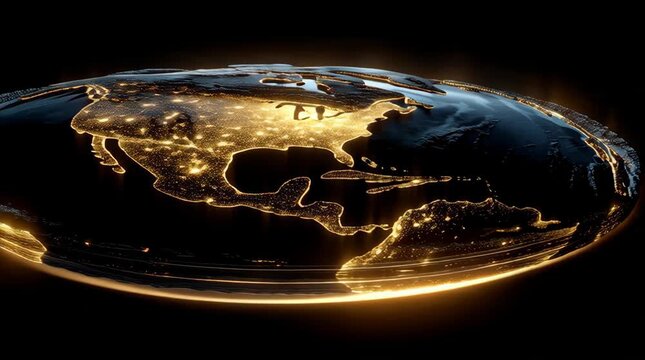 Flat Earth 3D Model Animation Showing Day and Night Cycle, Ancient Geocentric Universe Concept