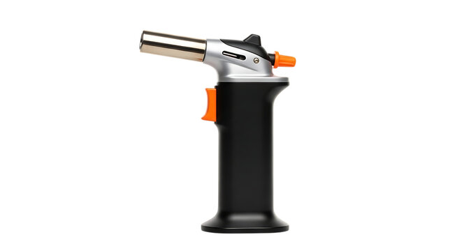 Professional culinary torch with ergonomic handle and adjustable flame for kitchen and outdoor use