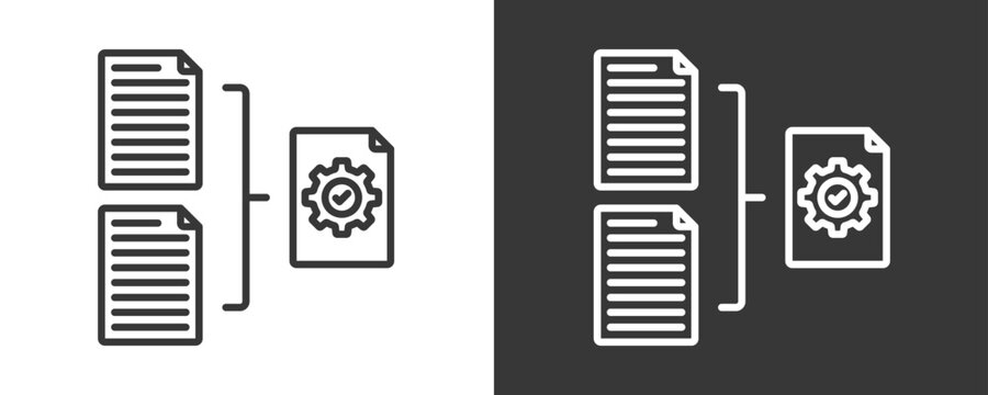 Normalization Icon Set Multiple Style Collection