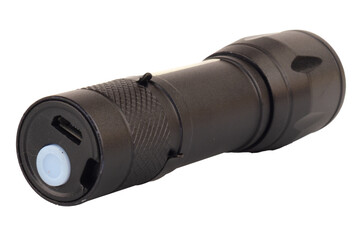 flashlifght small color black isolated on white background