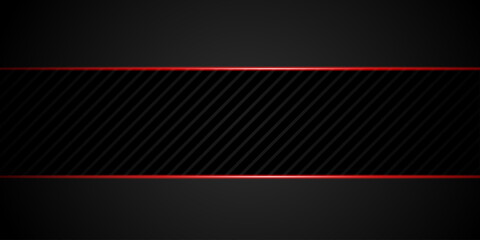 abstract metallic red shiny color black frame layout modern tech design vector template background. Modern graphic design element future style concept for banner, flyer, card, or brochure cover.vector