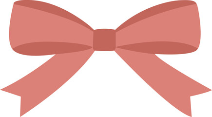 Illustration of a Salmon-Colored Ribbon