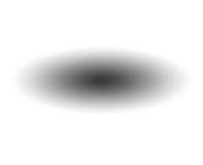 Blurred Black Oval Shape on Transparent Background. Perfect for Creative Projects, Digital Artwork and Modern Design.