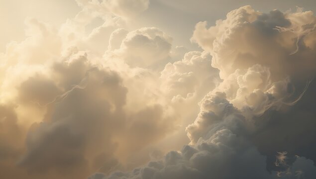 Dramatic, high-quality timelapse footage of dynamic white clouds moving across a deep blue sky creates an abstract cloudscape that captures the feeling of changing weather and the passage of time