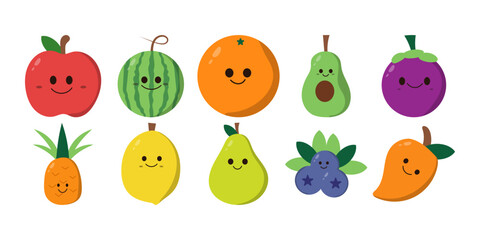 Cute Fruit Illustration