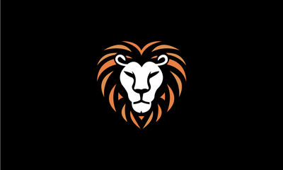 lion head mascot vector