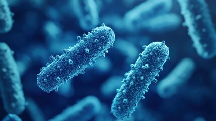 Fototapeta premium Bacteria microorganism closeup
