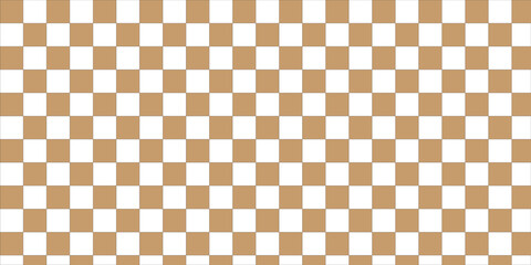 brown and white checkered pattern, Checkerboard seamless pattern.eps10