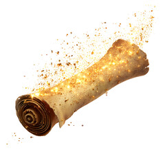 Golden Spiral of Delectable Delight: A meticulously crafted spiral, radiating warmth, showcases the artistry and flavors of culinary expertise. A visual feast for the senses.