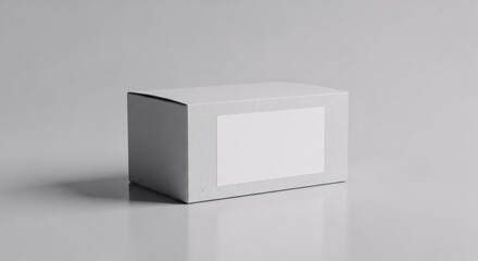 Professional Minimalist Tea Packaging Mockup Displaying Tea Box on Gray Background