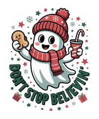Don’t Stop Believin’ Christmas Ghost