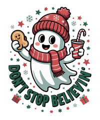 Don’t Stop Believin’ Christmas Ghost