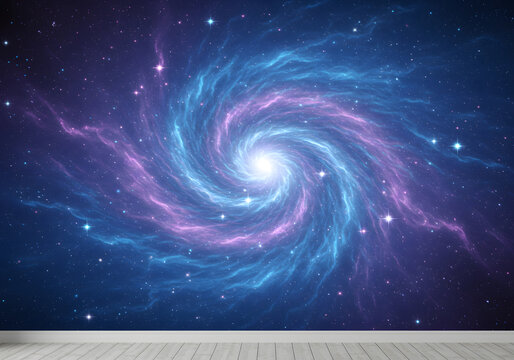 Beautiful spiral galaxy digital art