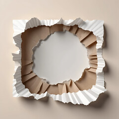 High‑resolution aesthetic torn paper scrap texture with natural edges, soft shadows, and realistic handcrafted details for creative design use (scrap (17))