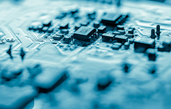 Abstract,close up of Mainboard Electronic background.
(logic board,cpu motherboard,circuit,system board,mobo) - Powered by Adobe