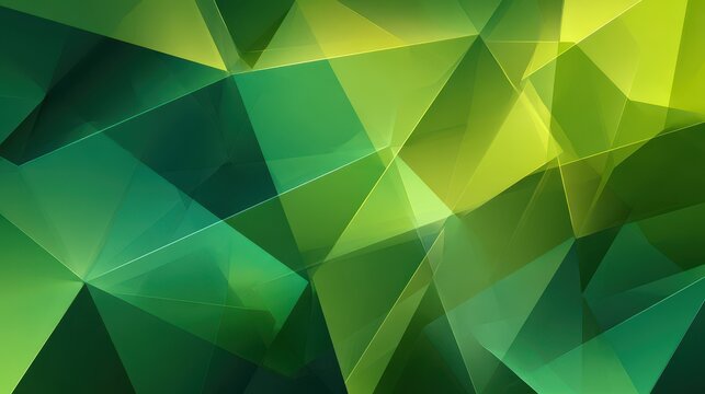 Abstract green geometric texture background for banners and headers