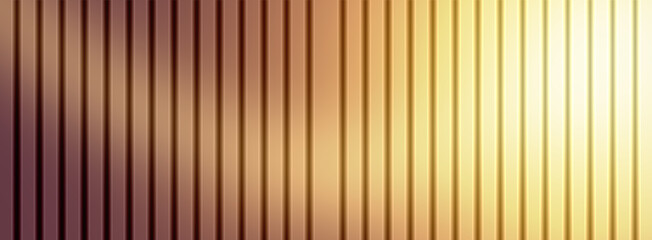 Obraz premium Illustration of vertical striped background with warm gradient from purple to yellow and soft light