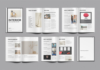 Interior Design Brochure Template