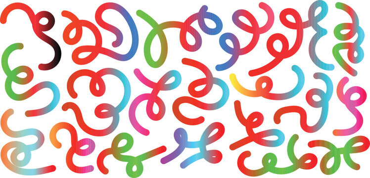 Dynamic abstract banner design featuring vibrant gradient colorful lines interwoven with flowing spiral ribbons perfect for advertisements and promotions, vector illustration - Powered by Adobe