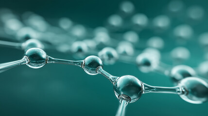 Linked molecular chain illustrating structural chemistry, nanotechnology connections, and the architecture of advanced materials.
