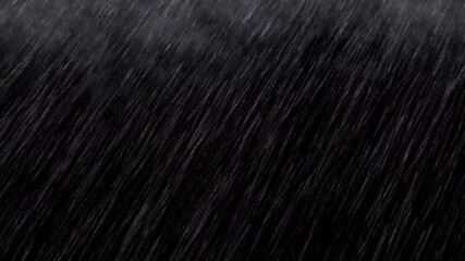 Super slow motion close up of rain hitting a puddle during a suburban storm. 4k