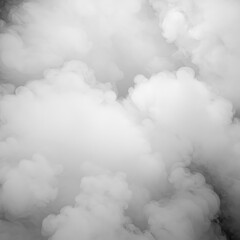 Obraz premium Extremely dense fog or white smoke texture forming an opaque, uniform screen suitable for atmospheric backgrounds and visual effects ,screen ,abstract ,monochromatic