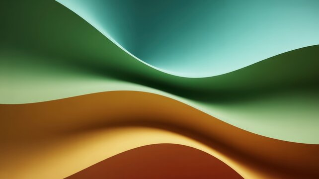 Abstract vibrant wavy color gradient background design element