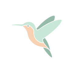 hummingbird and flower