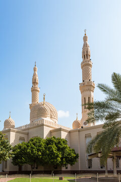 Exterior of Jumeirah mosque, Dubai, UAE