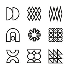 set of icons for design