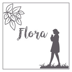 Discover the enchanting world of Flora with this elegant nature inspired design, perfect for branding and whimsical projects
