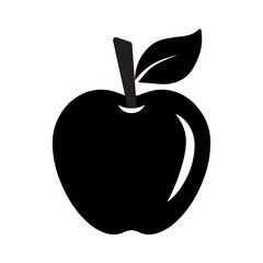 apple fruit icon vector