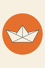 paper boat icon