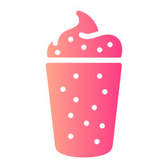 milkshake gradient icon