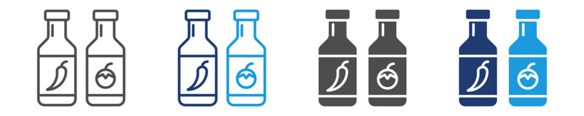 sauce icon set multiple style