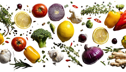 Colorful array of fresh produce (1)