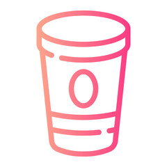 frozen yogurt gradient icon