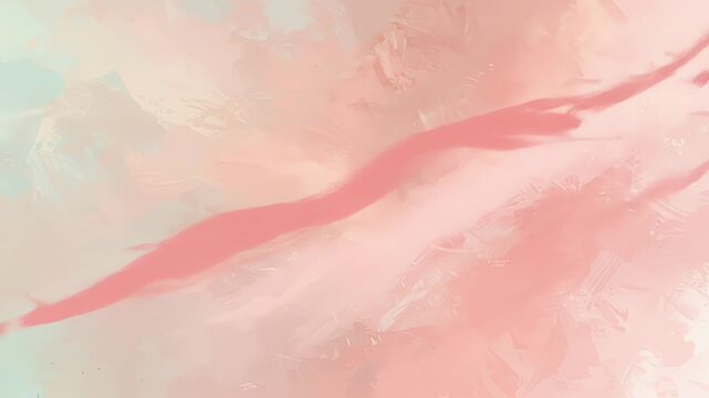 Abstract brush strokes in soft pastel pink and light blue, creating a dreamlike texture