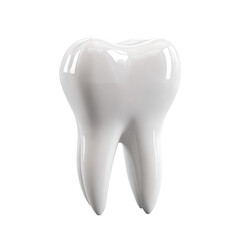 3D model of a healthy white tooth