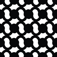 Puzzle Like Lobed Shapes Naturally Interlocking Abstract Seamless Pattern Design  
