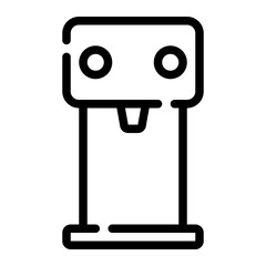 machine line icon