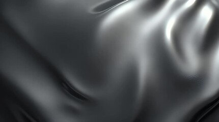 Cool metallic background with reflective surfaces, chrome gradients, and steel texture, modern luxury design style, abstract silver and black theme with futuristic feel. - Powered by Adobe