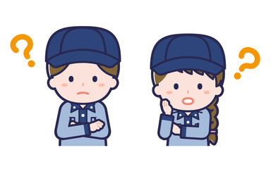 郵便配達員／2人組／男女 04